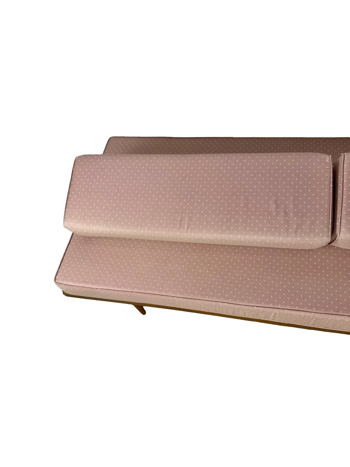 Vintage Mid-Century Modern Pink Platform Sofa & Daybed