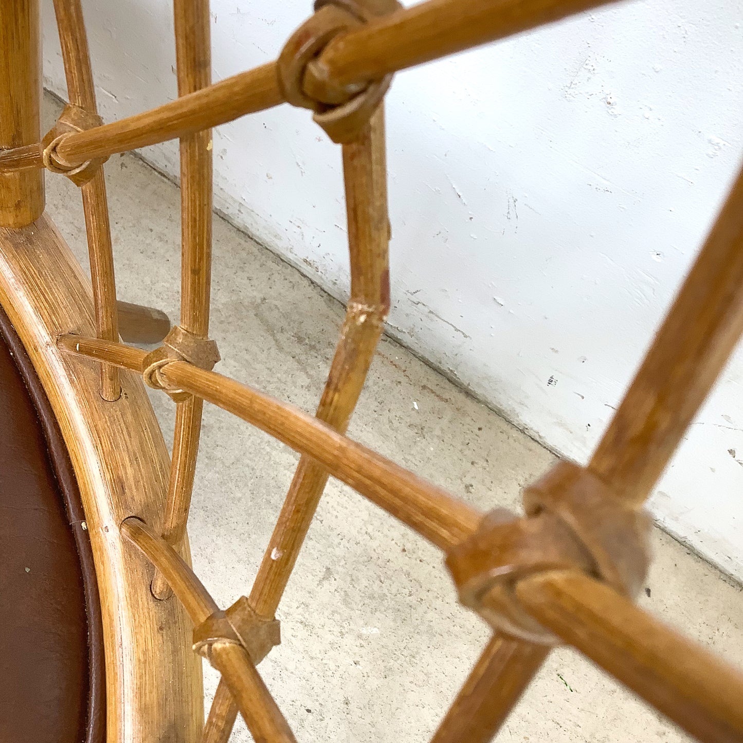 Set of Four Vintage Rattan Dining Chairs