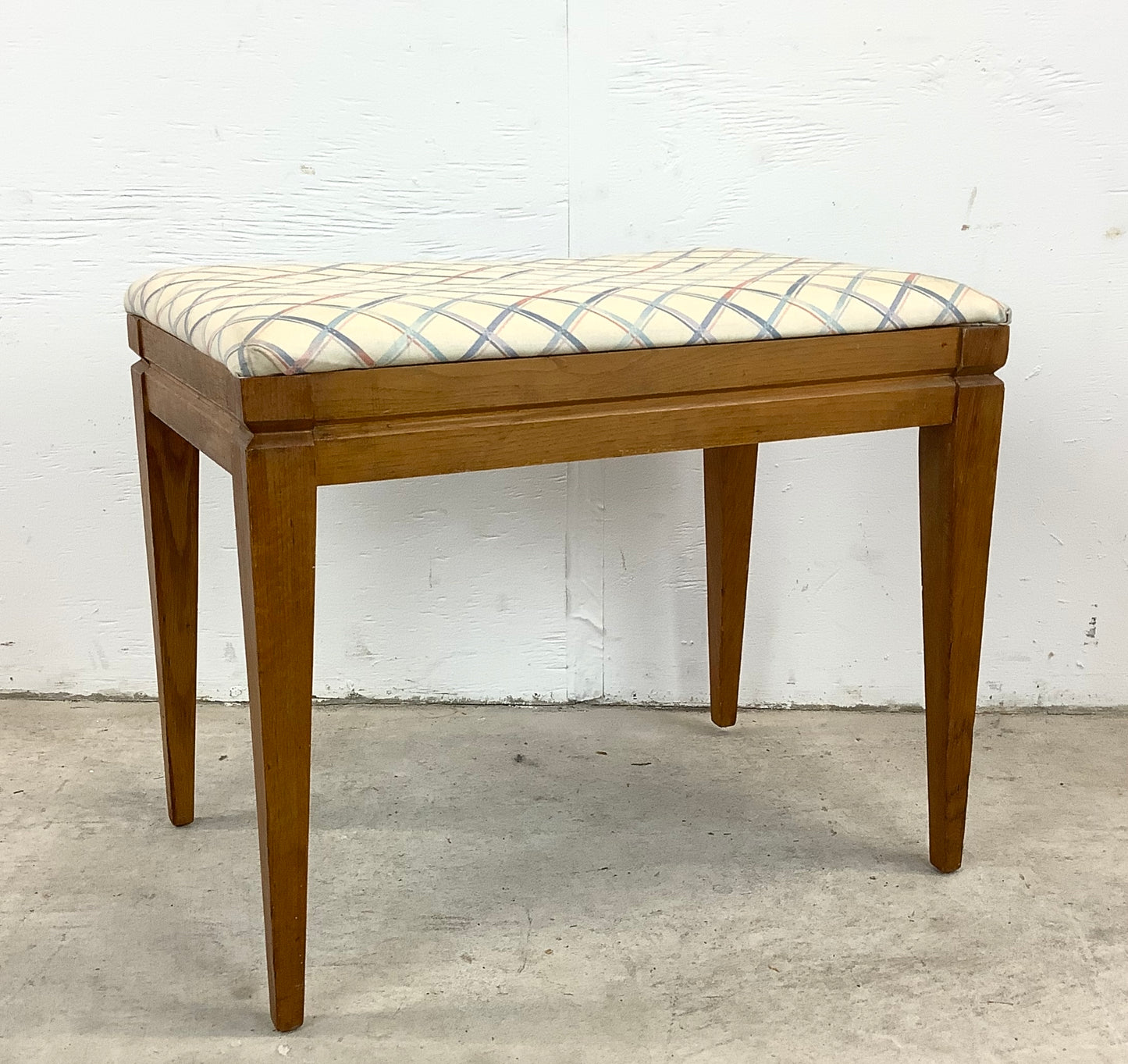 Mid-Century Vanity Stool or Piano Bench