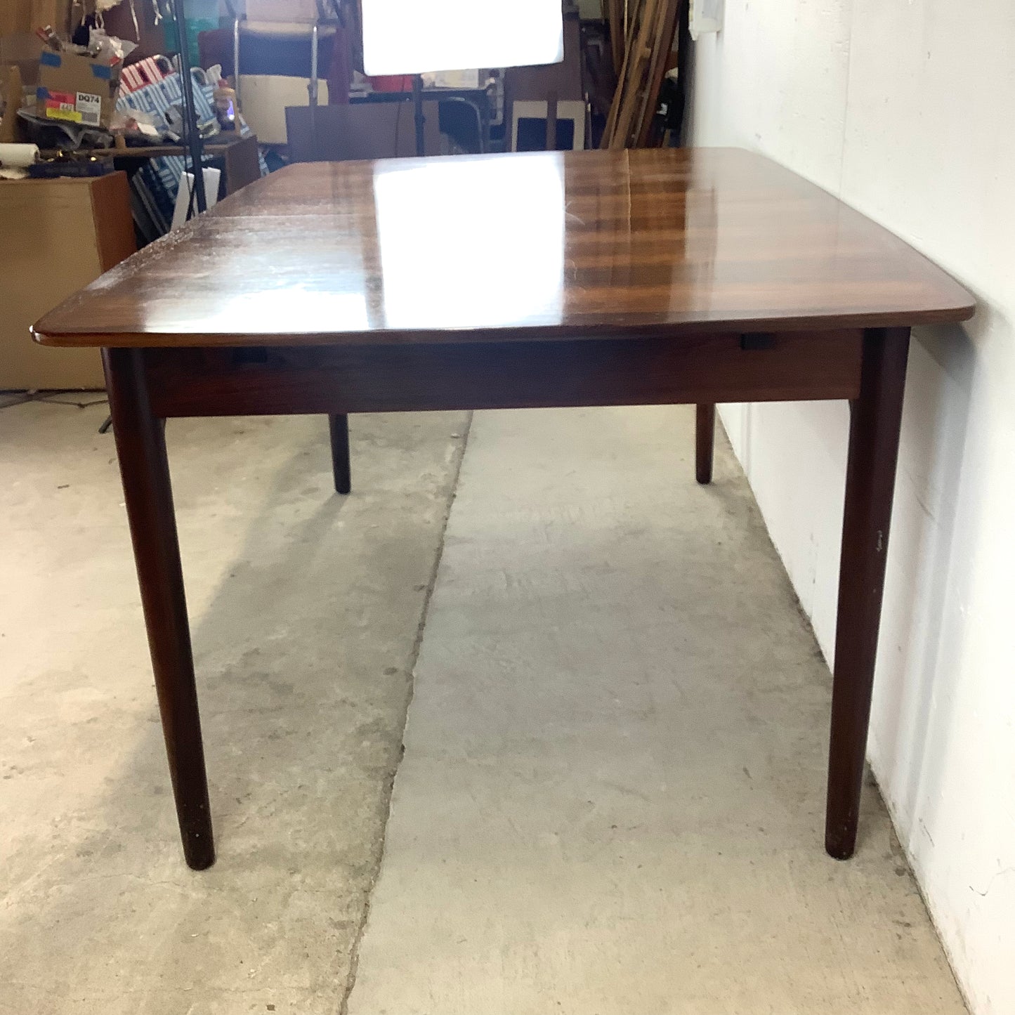 Scandinavian Modern Rosewood Dining Table