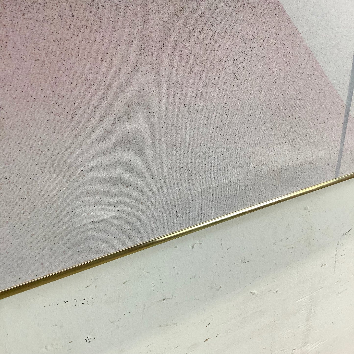 Large Vintage Abstract Wall Art- s. harrington
