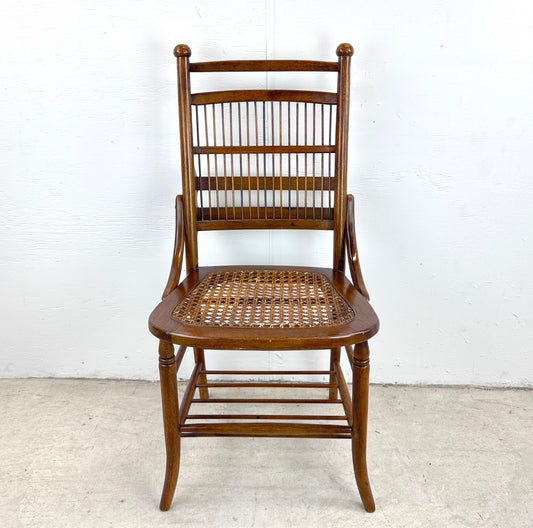 Vintage Cane Seat Dining Chair