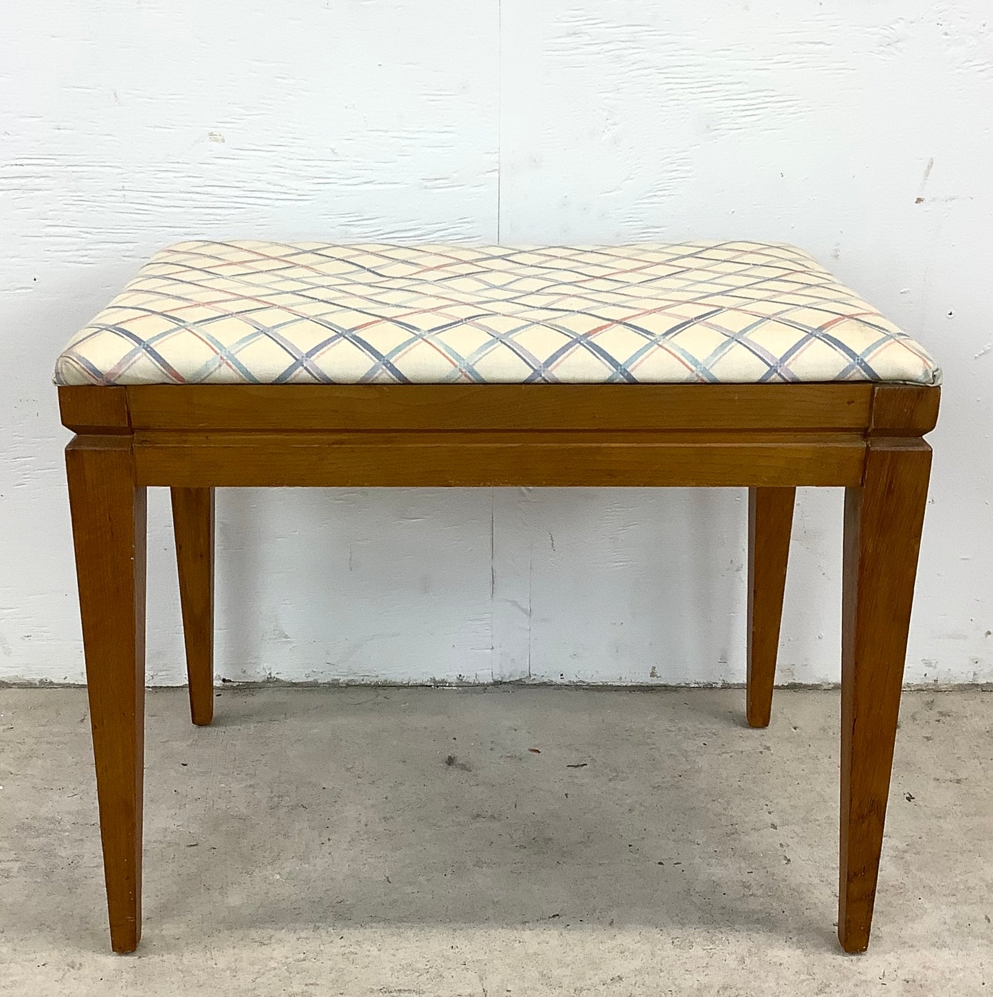 Mid-Century Vanity Stool or Piano Bench