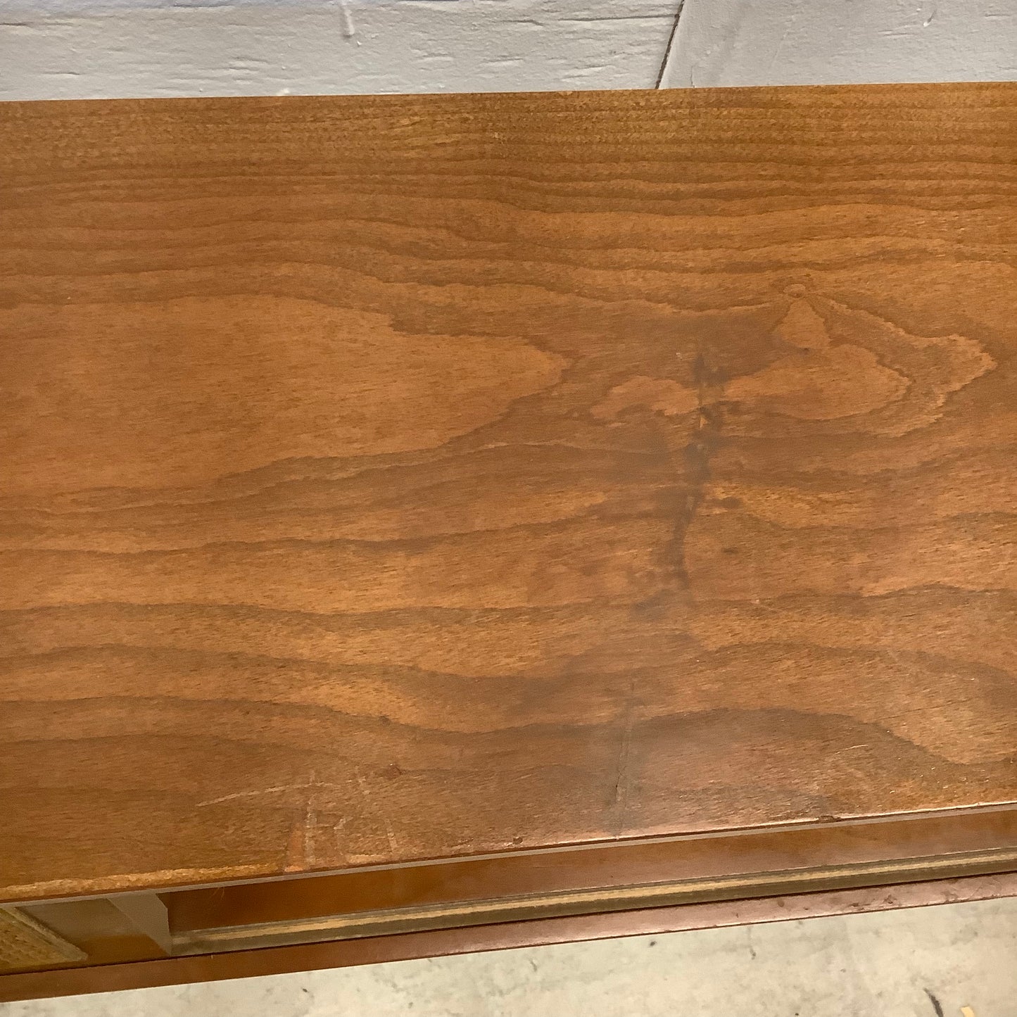 Vintage Mid-Century Bed Frame with Storage- Full