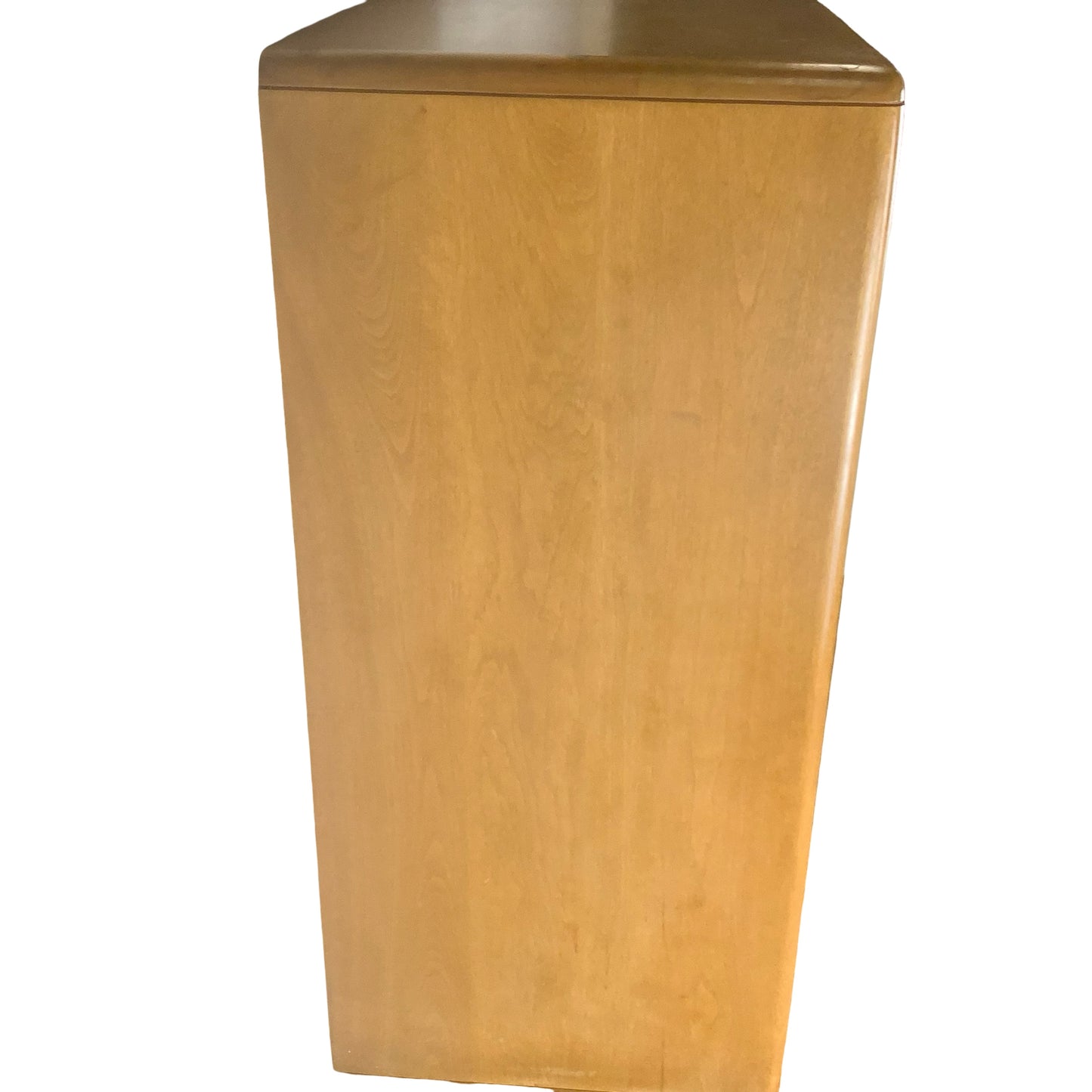 Vintage Heywood-Wakefield Wheat Display Cabinet | Mid-Century Modern