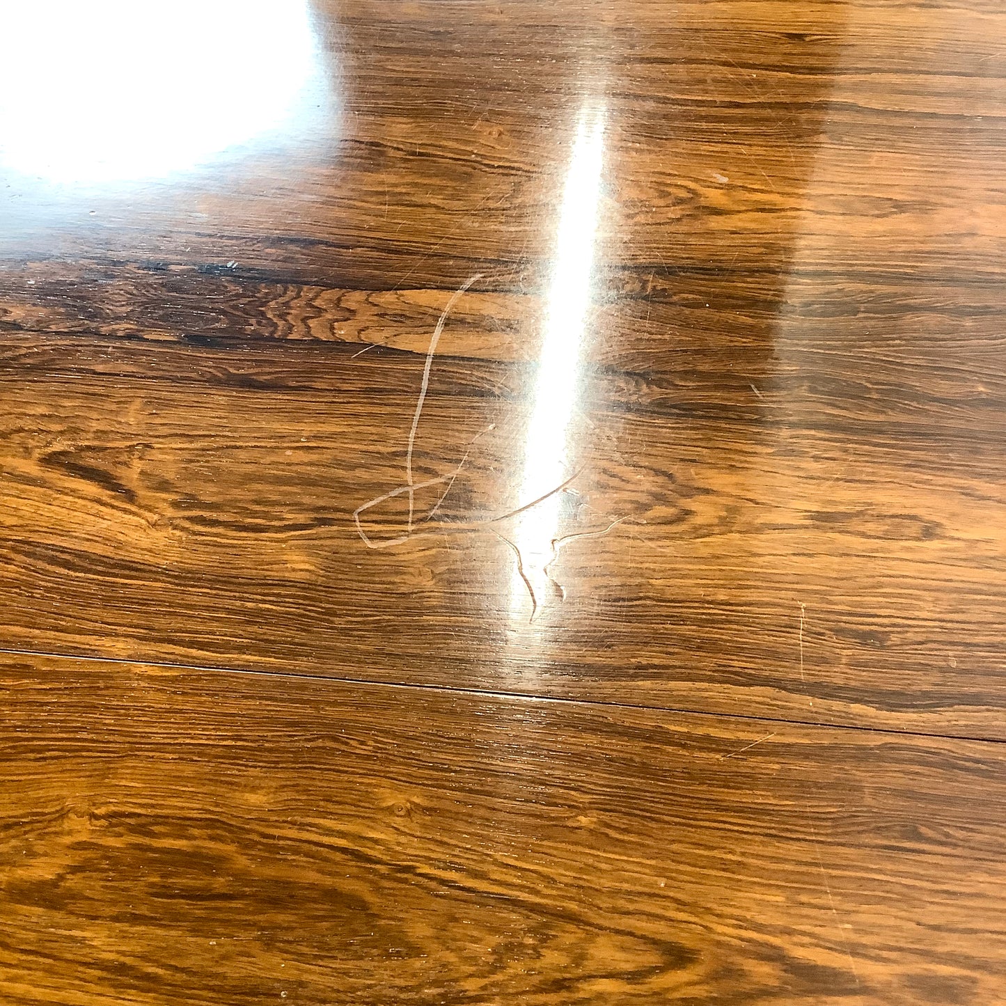 Scandinavian Modern Rosewood Dining Table