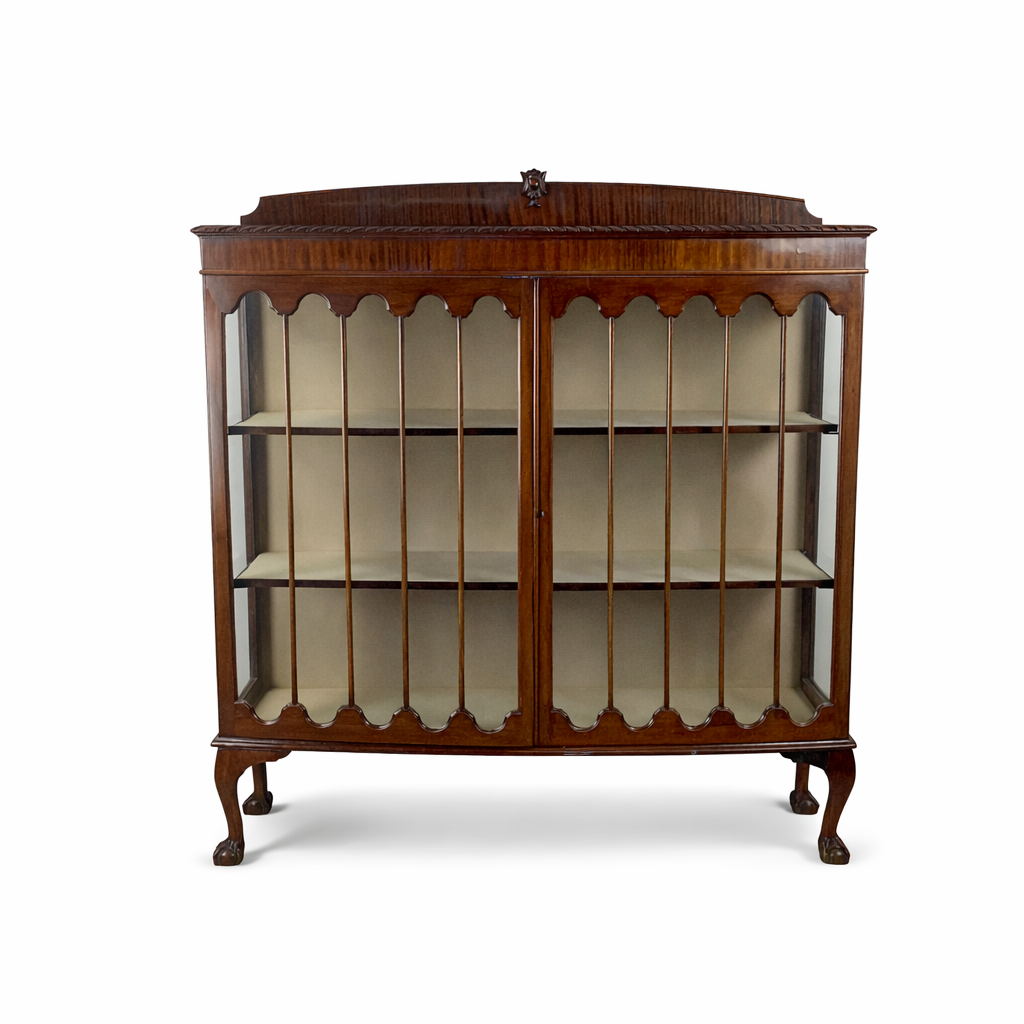 Early 20th Century Mahogany Chippendale Revival Display Cabinet