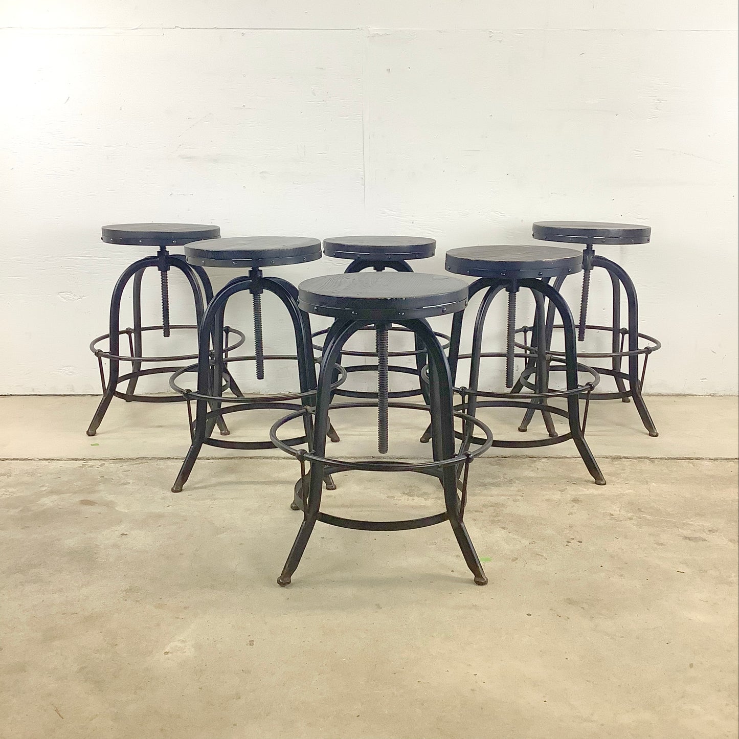 Modern Swivel Counter Stools- set of SIX