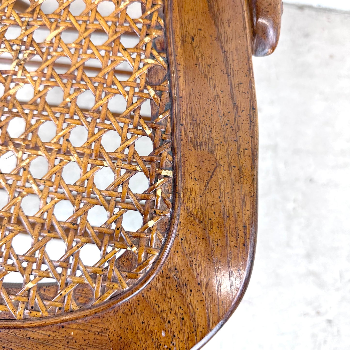 Vintage Cane Seat Dining Chair