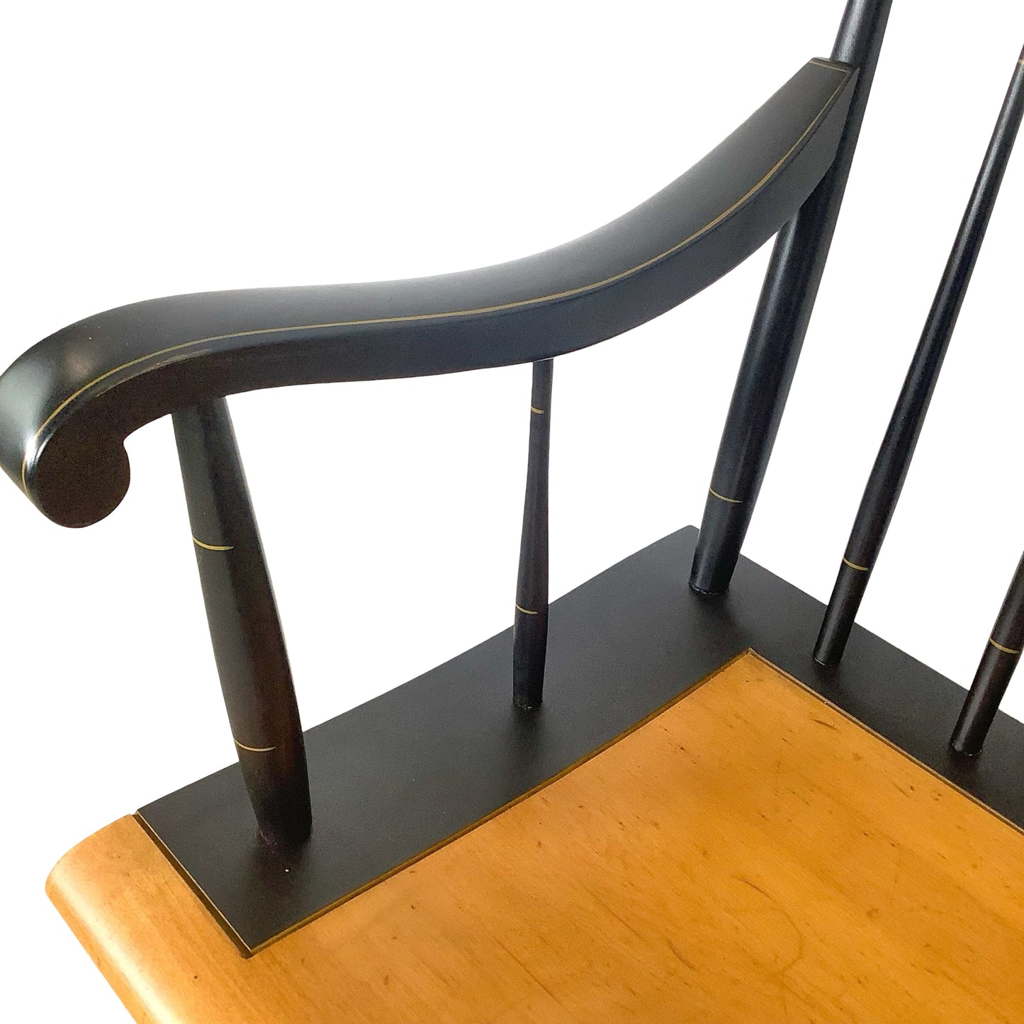Vintage Hitchcock Style Stenciled Bench | Nichols & Stone Style Settee