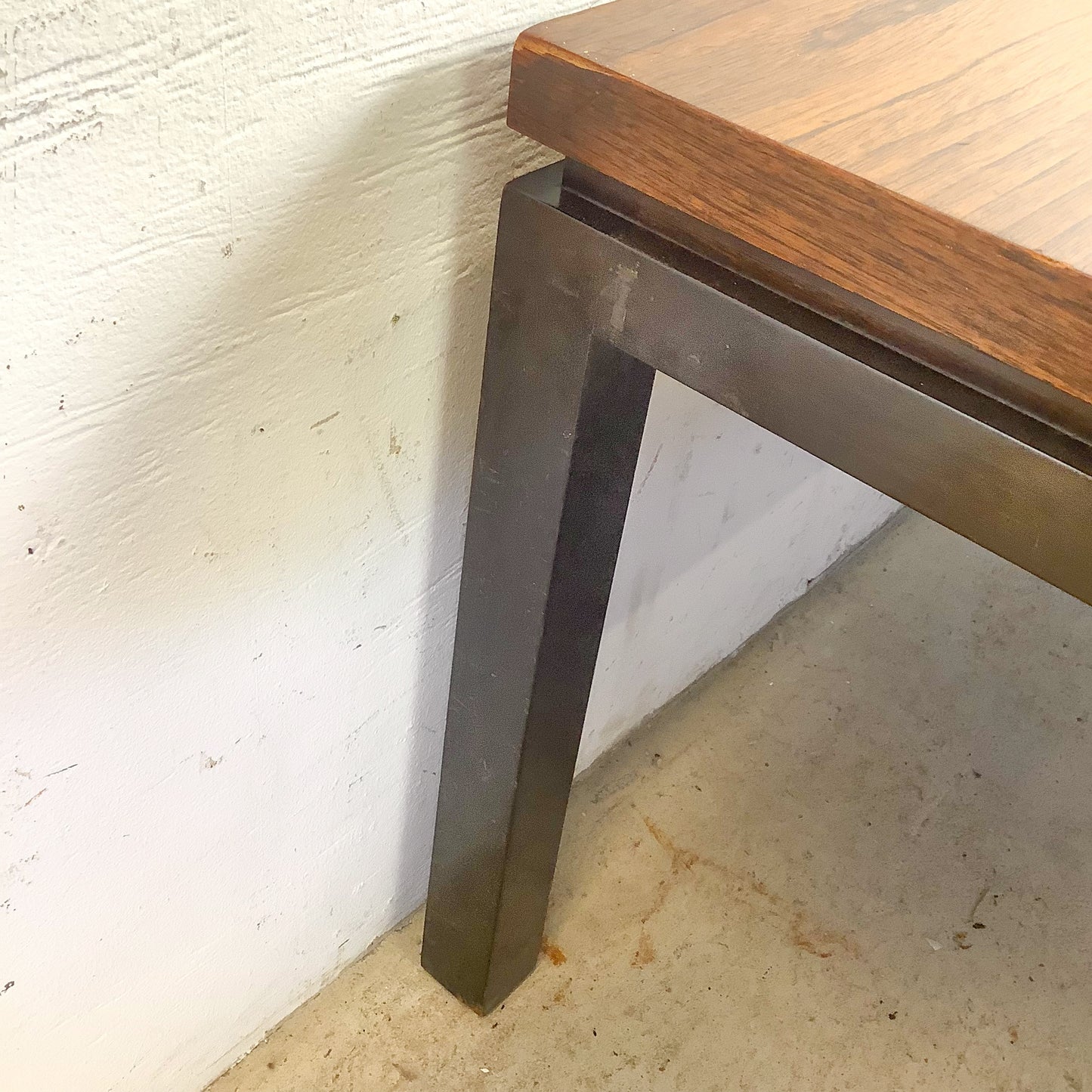 Vintage Mid-Century Modern Walnut Floating Top Coffee Table | Milo Baughman Style