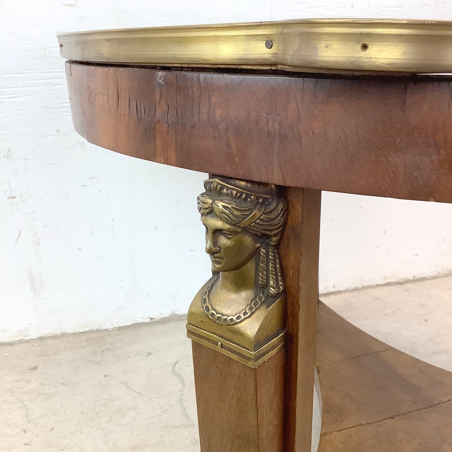 Vintage Empire Style Gueridon Table