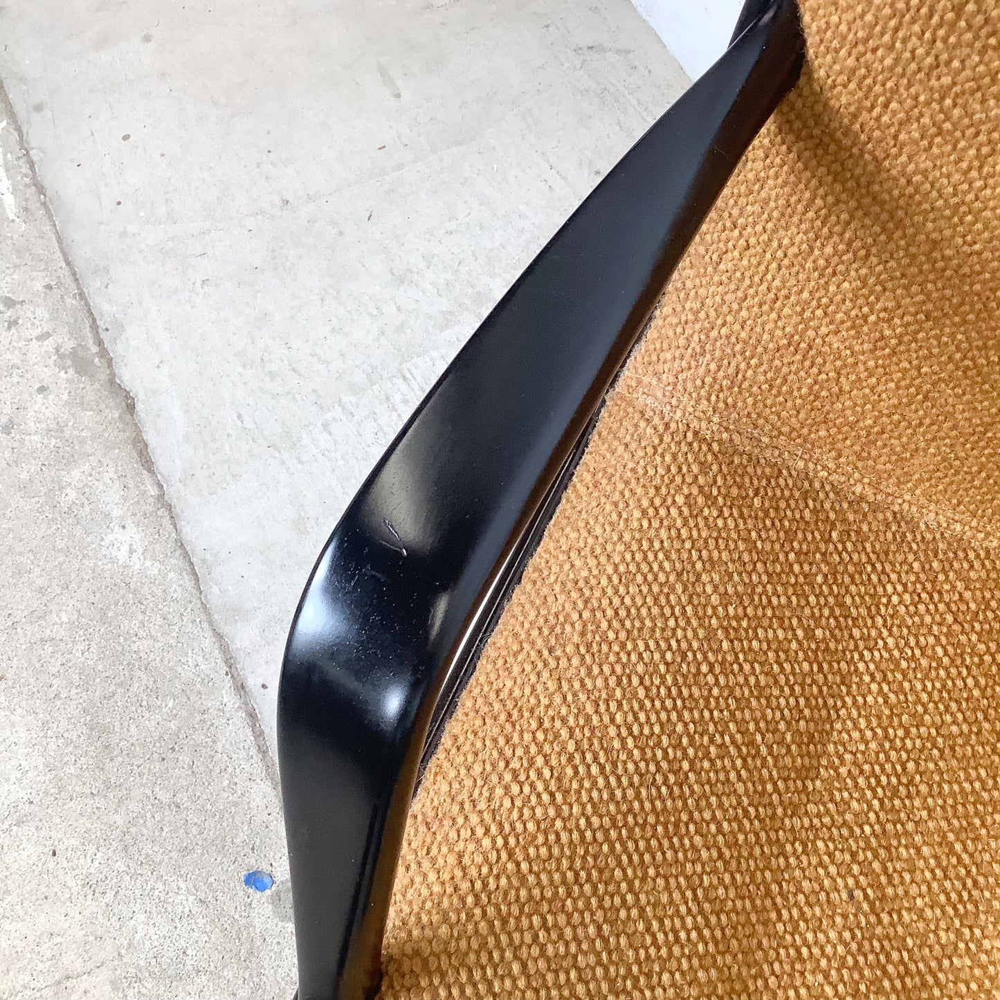 Vintage Steelcase 454 Series Task Chair — 1970s, Original Caramel Boucle, USA