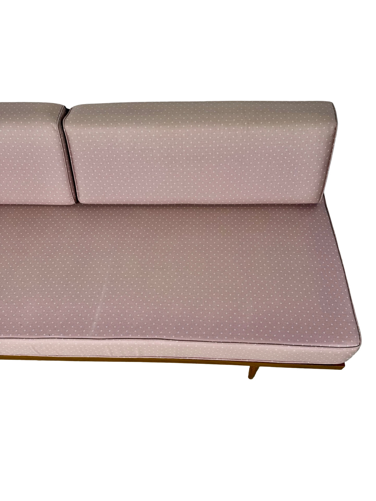 Vintage Mid-Century Modern Pink Platform Sofa & Daybed