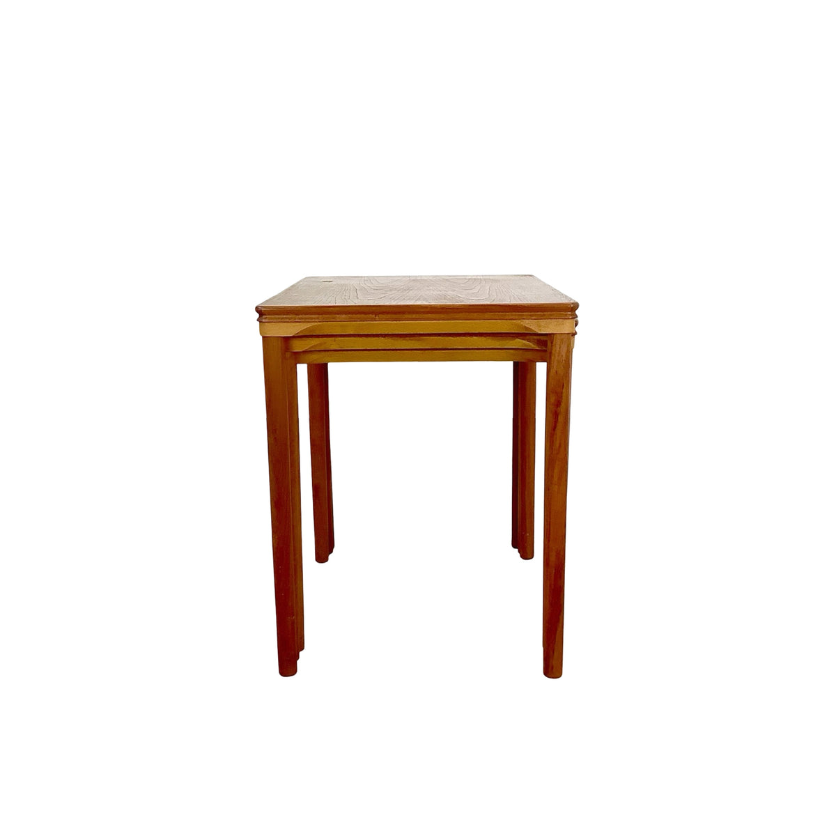 Mid-Century Modern Teak Nesting Tables – Set of Three