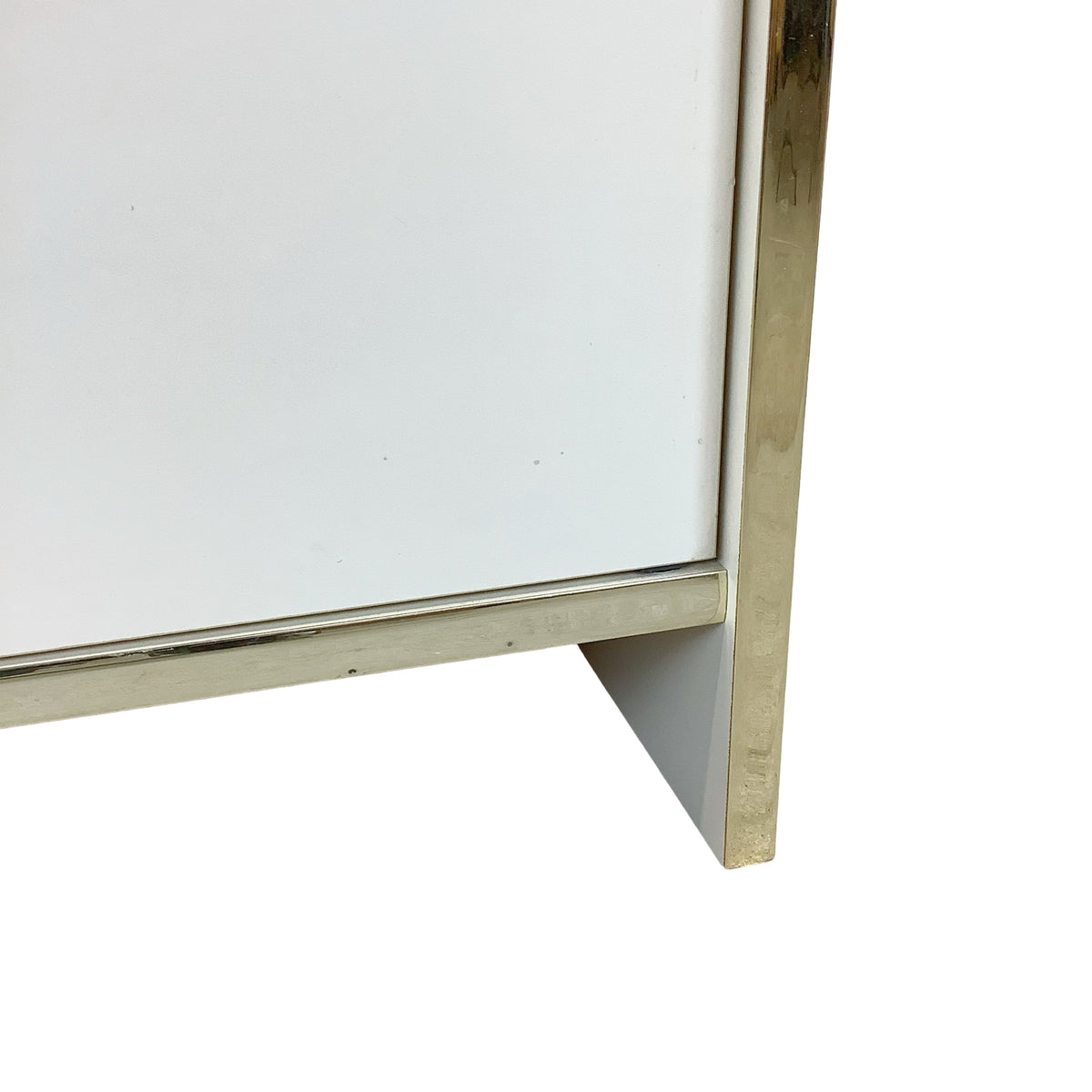 Vintage 1980s Postmodern Jewelry Armoire with Gold-Tone Trim