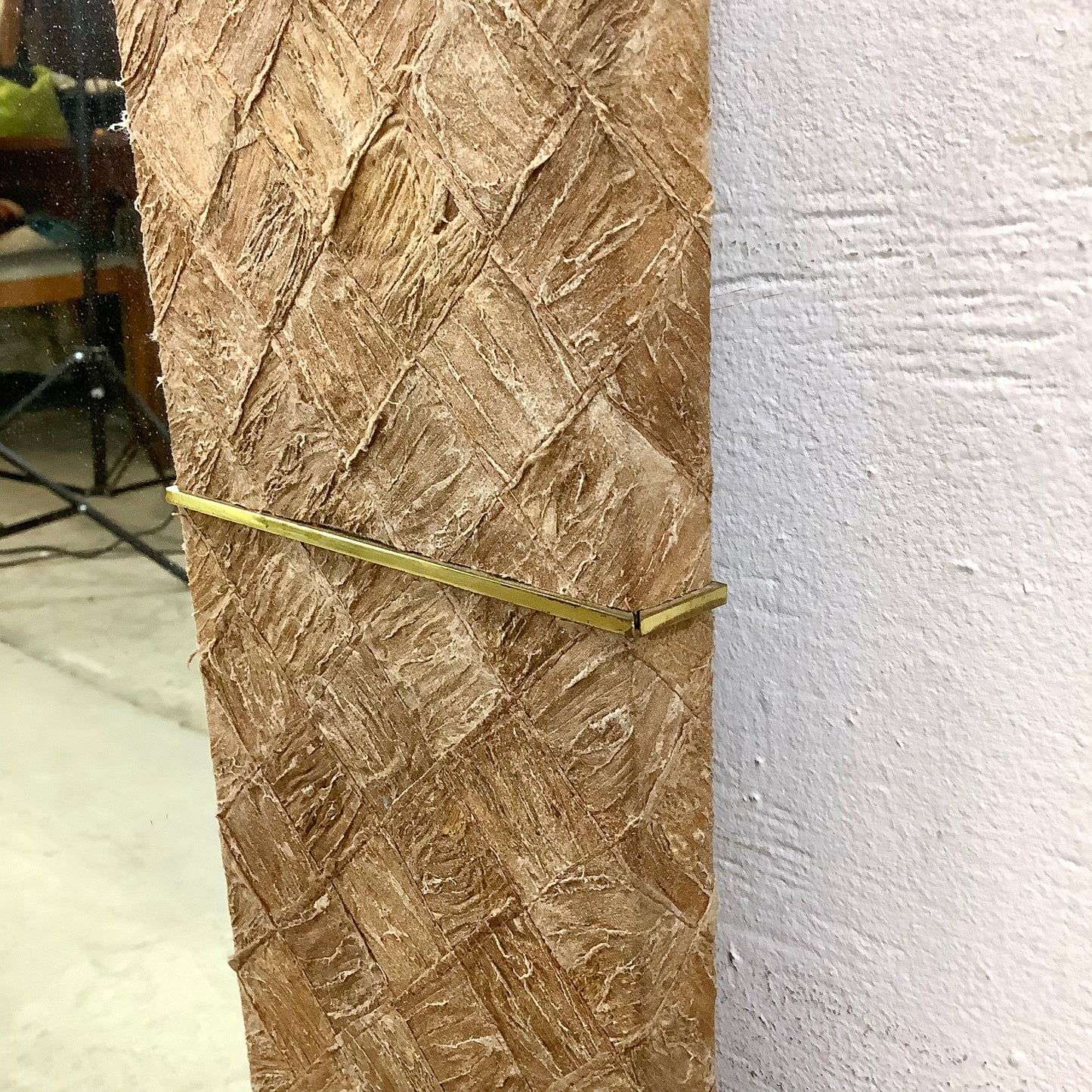 Large Vintage Square Wall Mirror