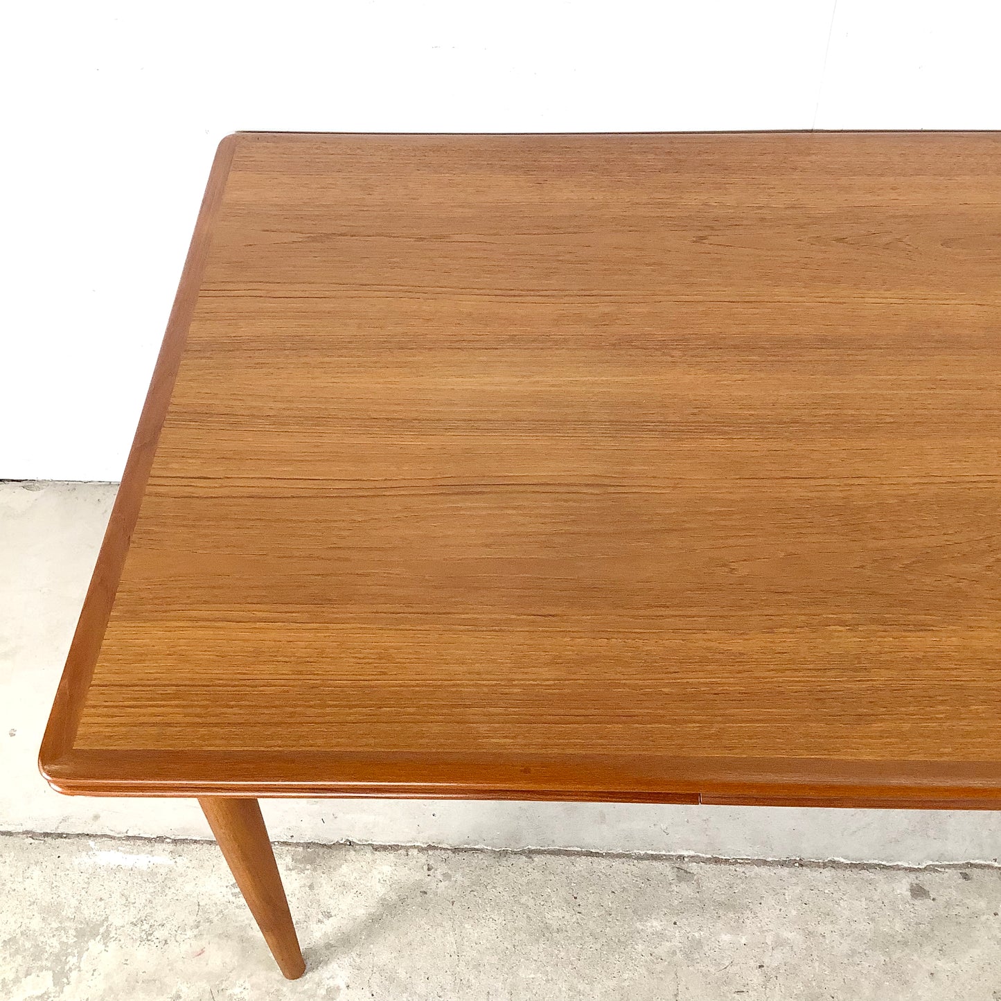 Mid-Century Danish Teak Dining Table with Draw Leaves by Skovmand & Andersen for Moreddi