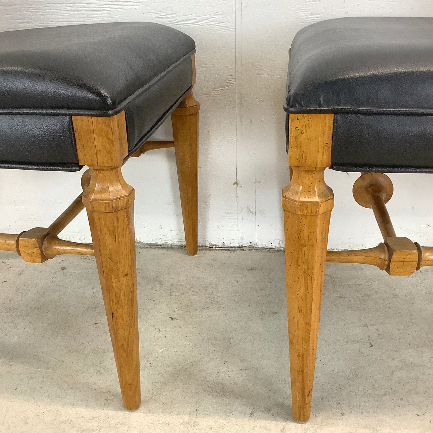 Vintage Cane Back Dining Chairs- 4