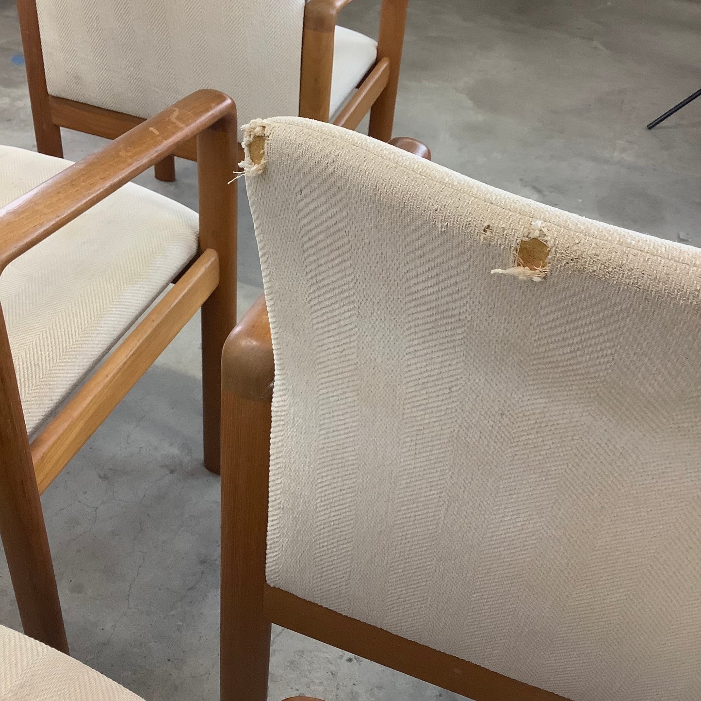 Scandinavian Modern Teak Armchairs by Jesper- set of 8