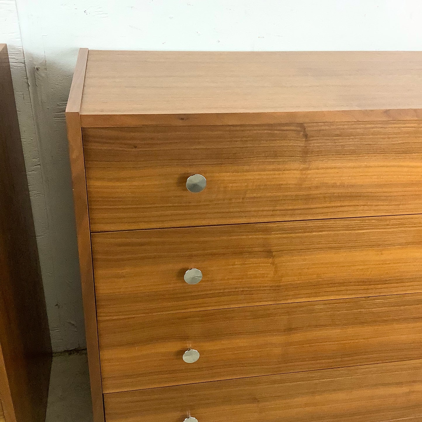Pair Four Drawer Mid-Century Dressers