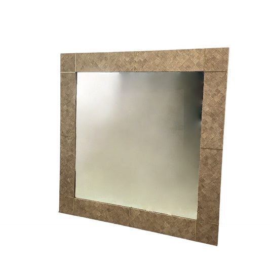 Large Vintage Square Wall Mirror