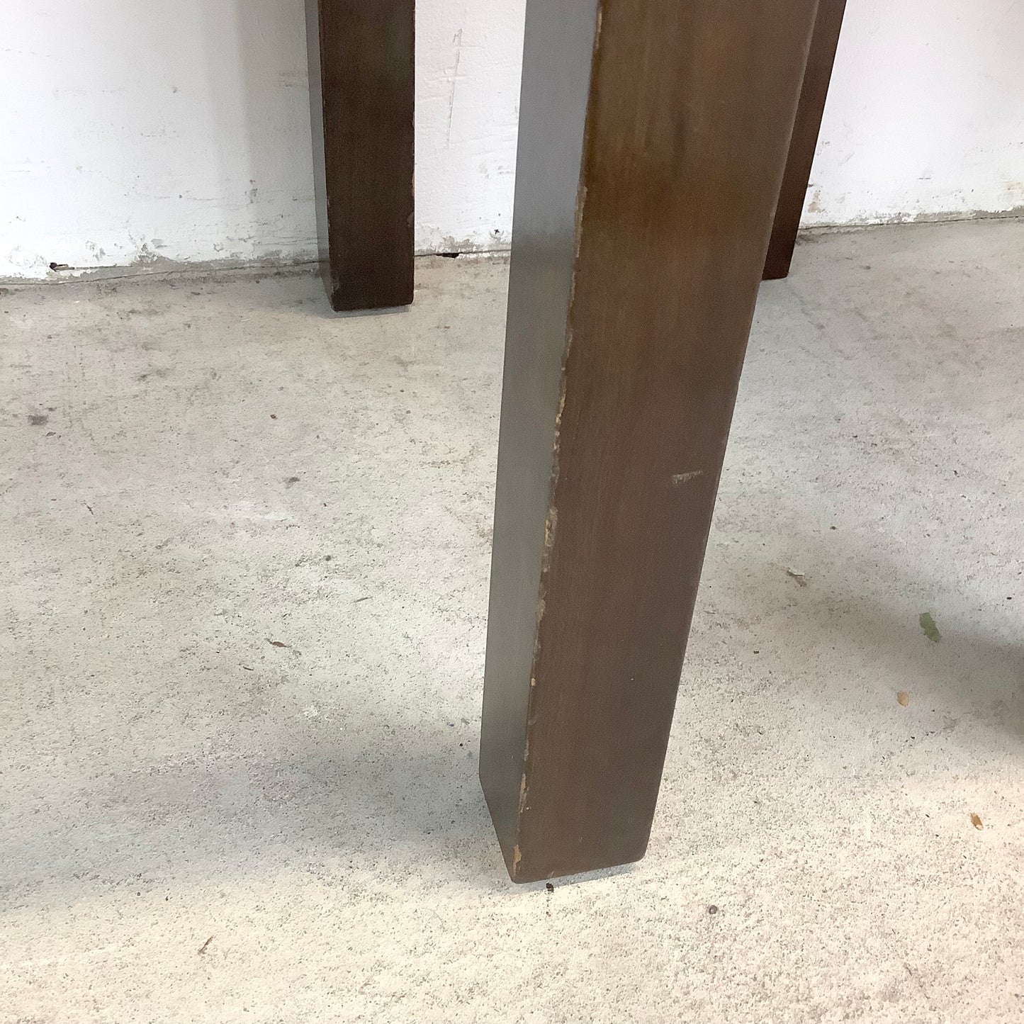 Pair of Vintage Mid-Century Tufted Footstools with Striped Fabric