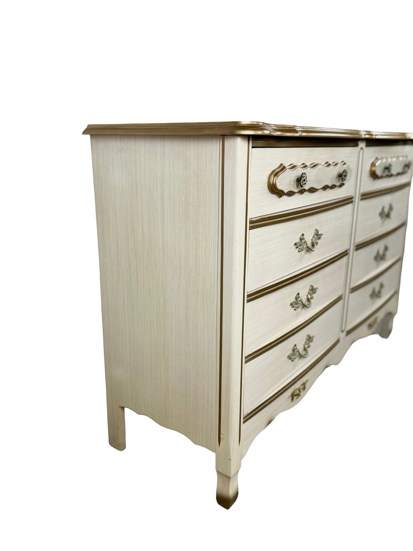Vintage French Provincial Six-Drawer Dresser | Louis XV Revival