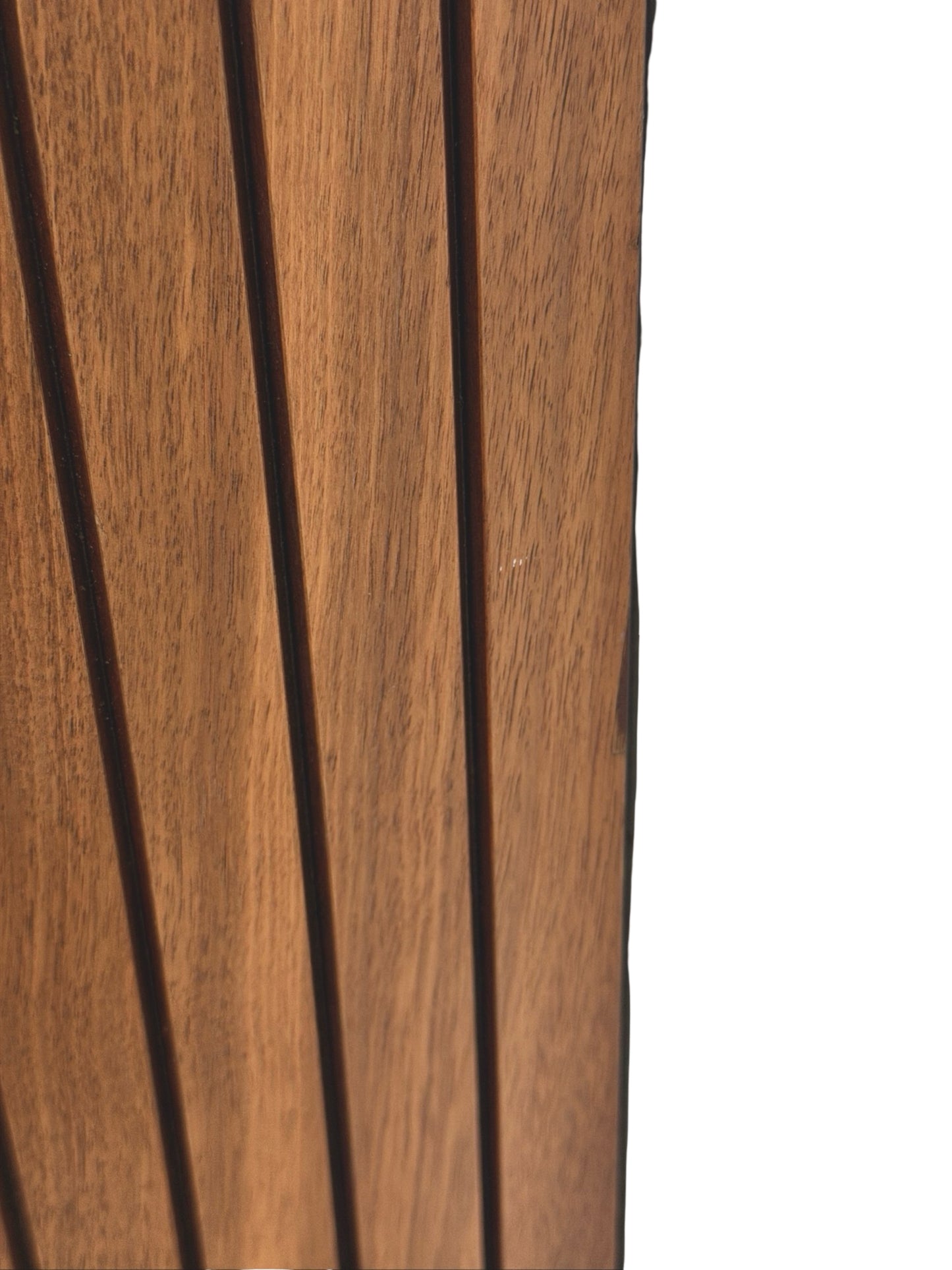 Vintage Mid-Century Slatted Wood Hamper
