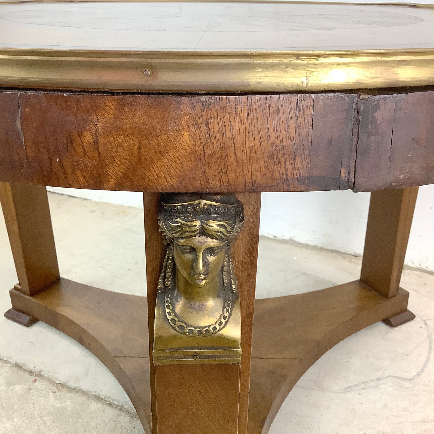 Vintage Empire Style Gueridon Table
