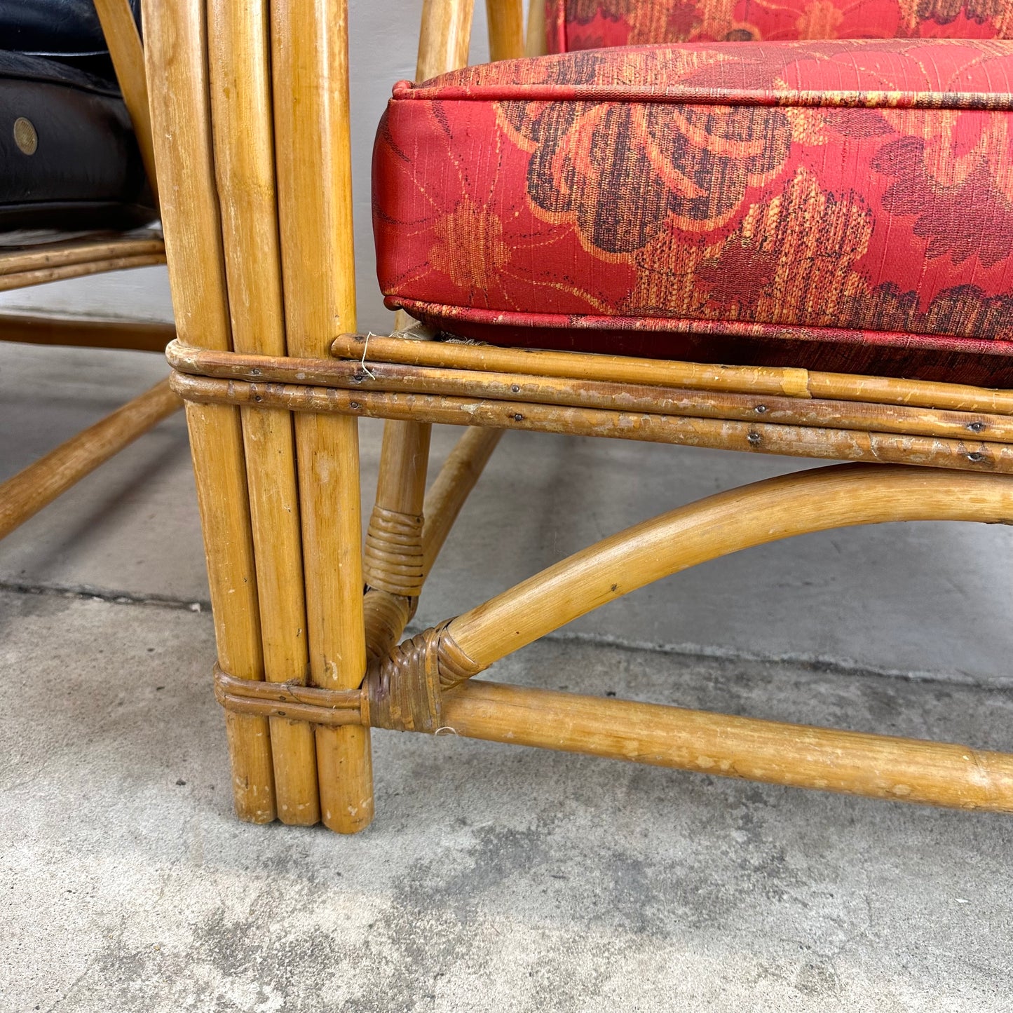 Vintage Bamboo Lounge Chairs- a Pair