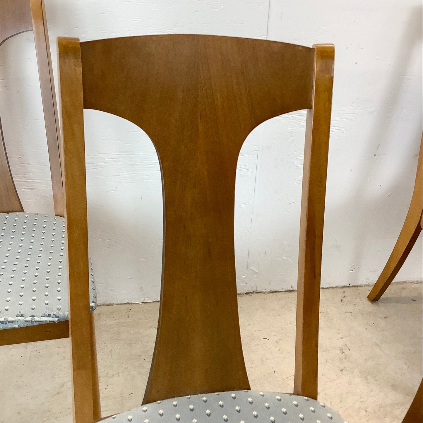 Mid-Century Brasilia Style Dining Chairs- Four