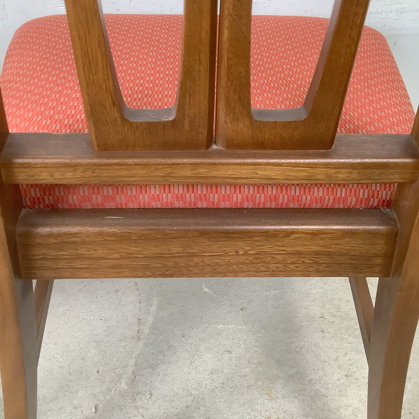 Young Manufacturing attr. Walnut High-Back Dining Chairs — A Set of Six MCM Chairs