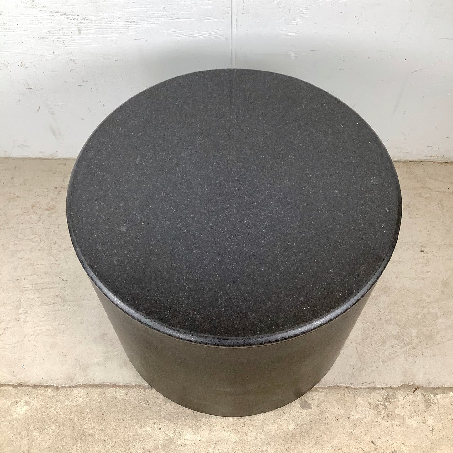 Post-Modern Black Drum Table after Pace Collection