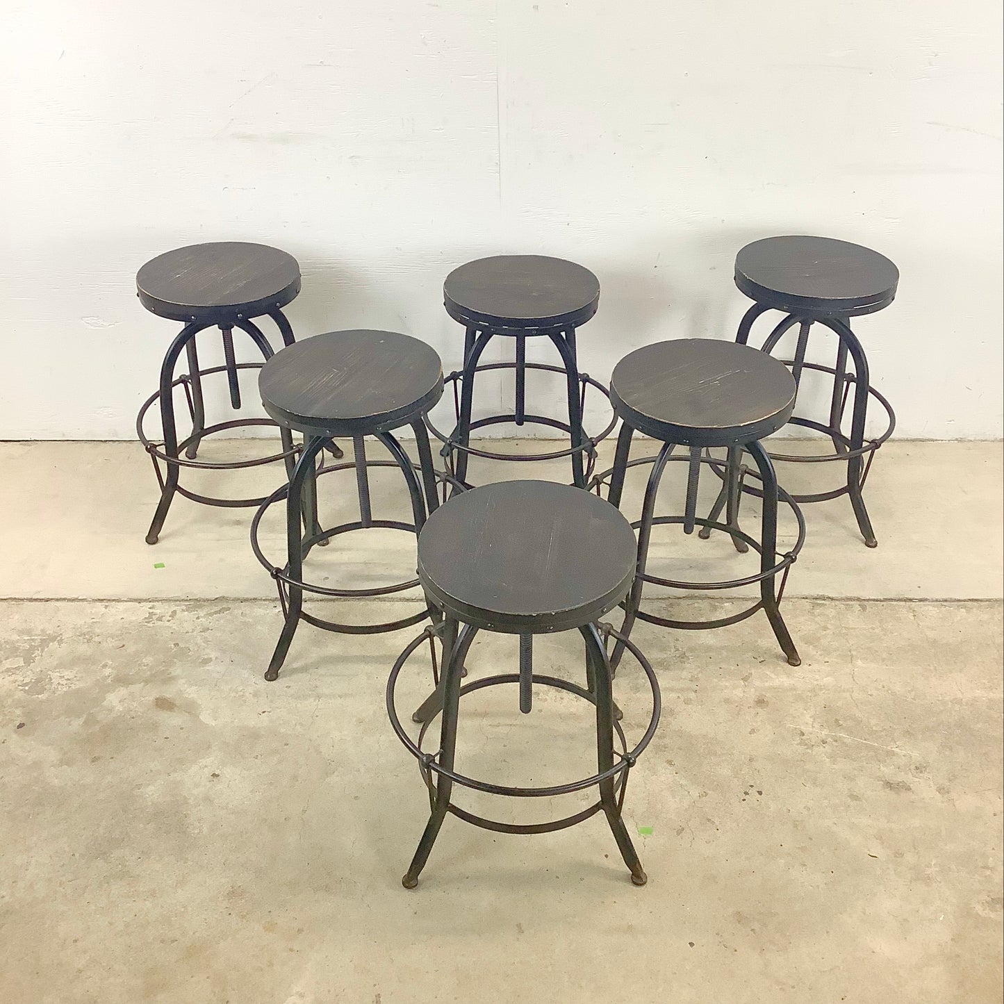 Modern Swivel Counter Stools- set of SIX