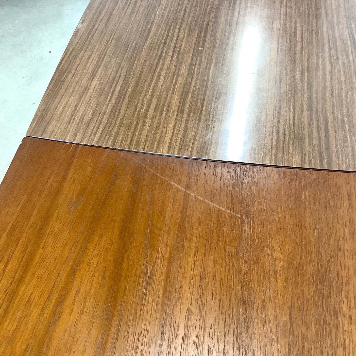 Petite Mid-Century Dining Table With leaves