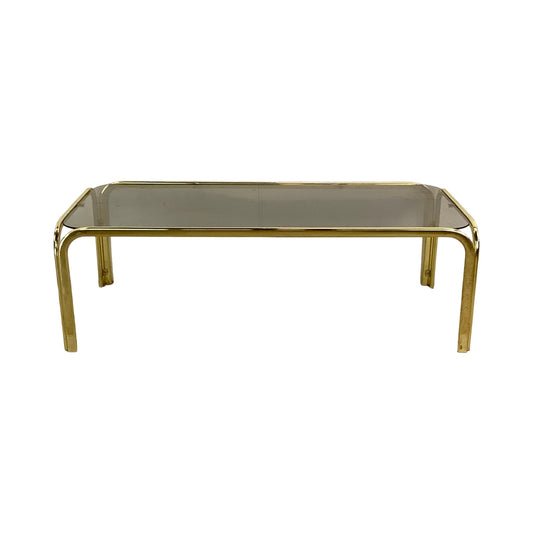 Vintage Smoked Glass Coffee Table