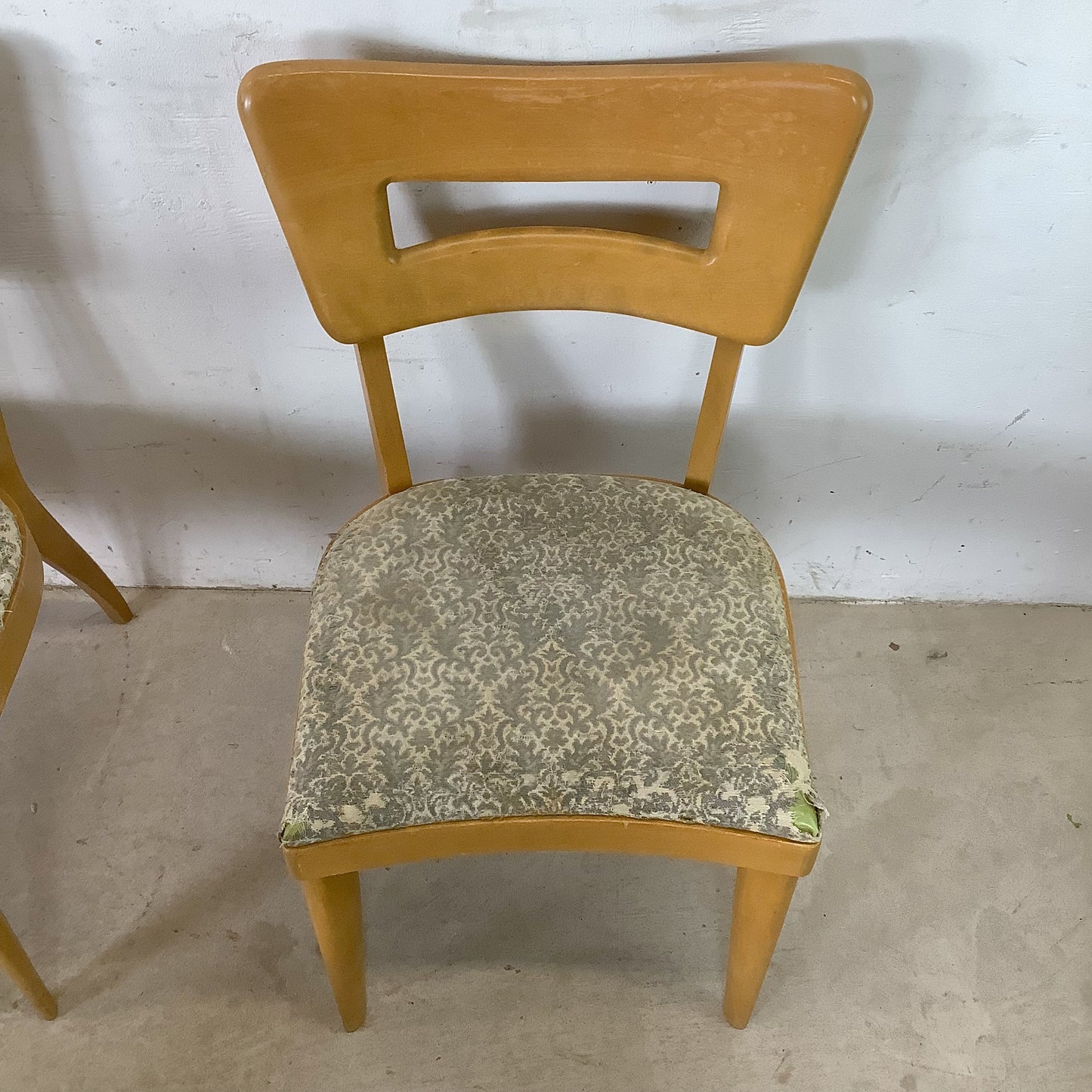 Heywood-Wakefield M 154 "Dog Bone" Dining Chairs — A Set of Six