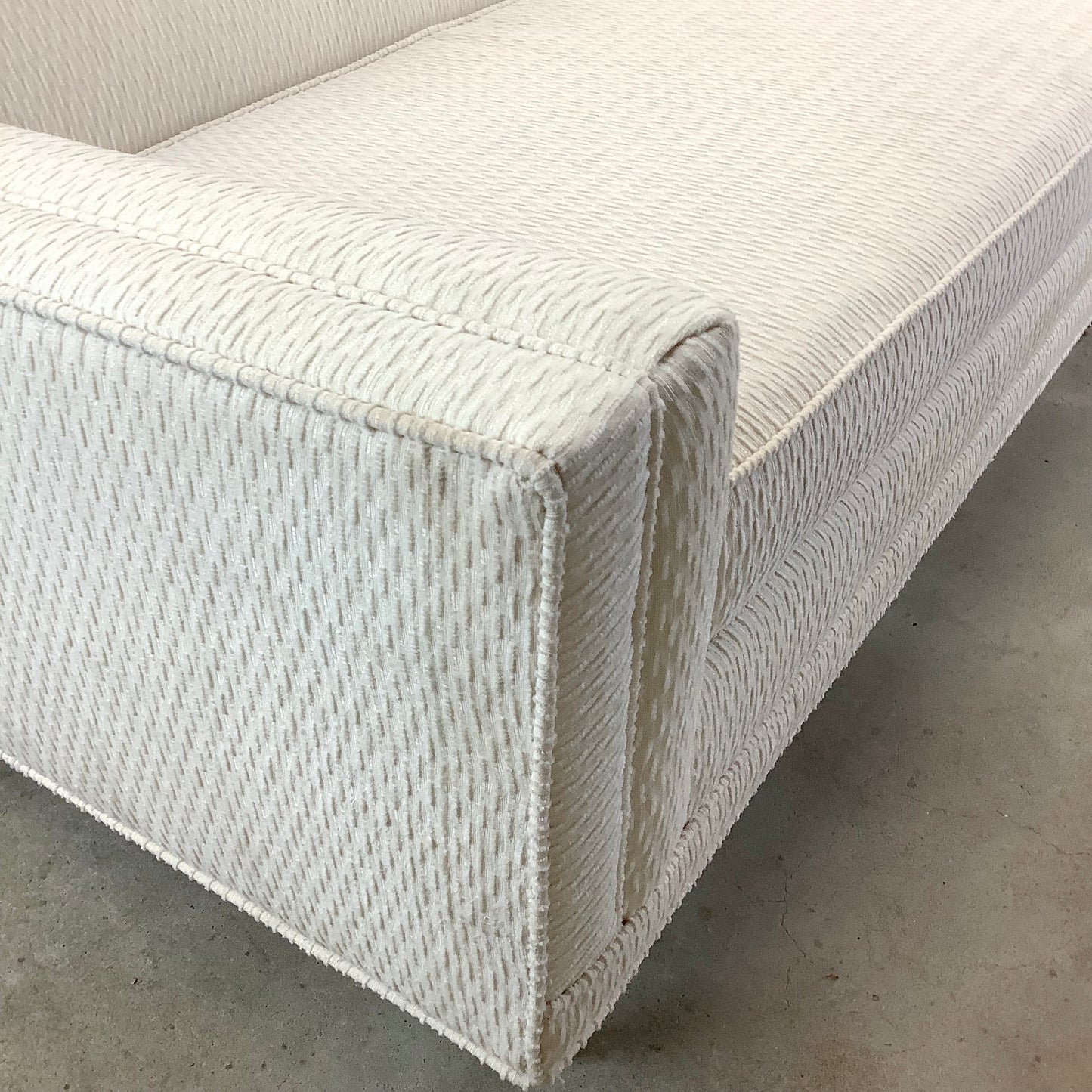 Striking Tufted Mid-Century Modern Sofa