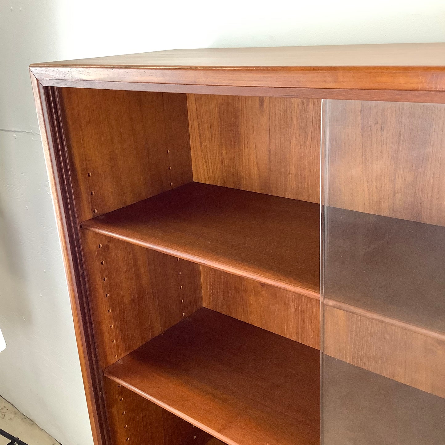 Scandinavian Modern Teak Bookcase by Børge Mogenson