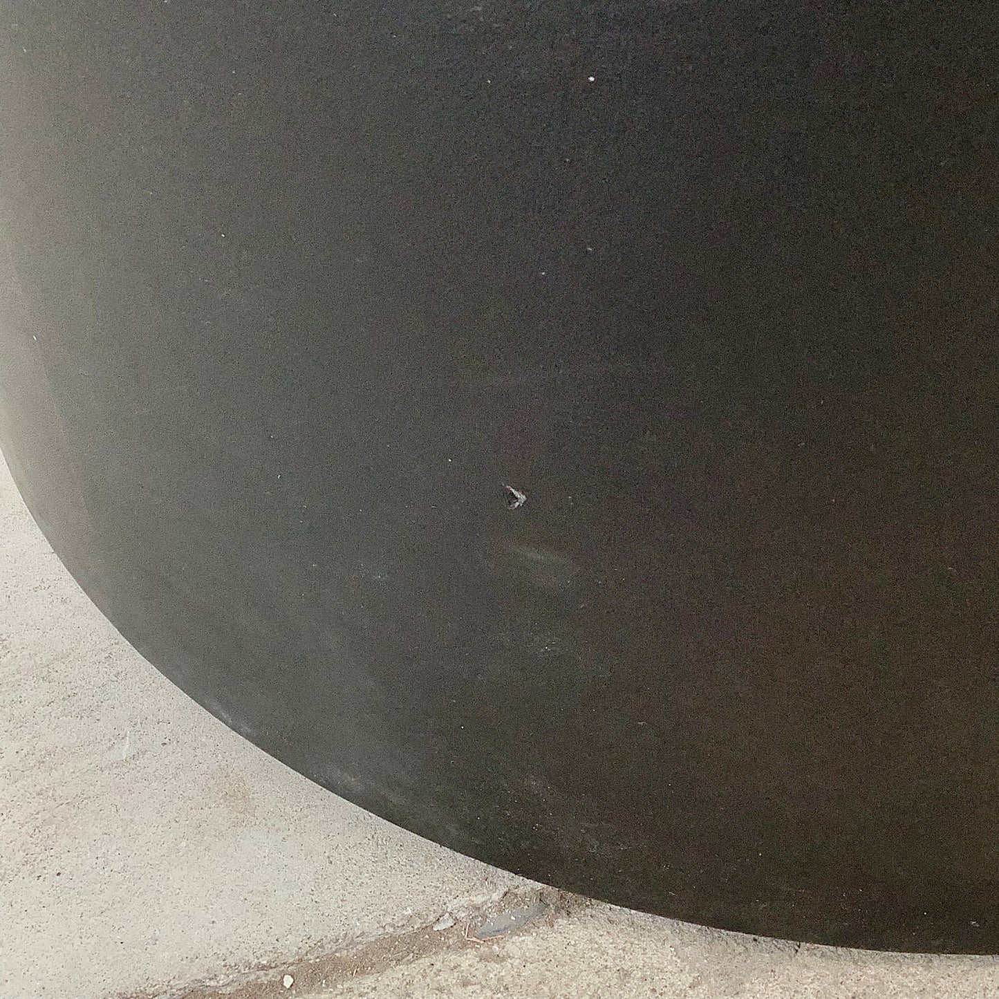 Post-Modern Black Drum Table after Pace Collection