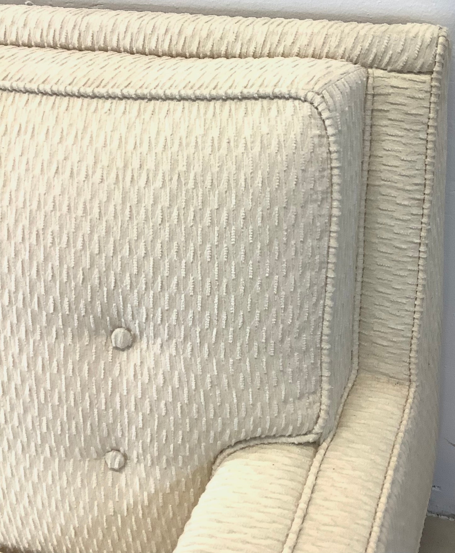 Striking Tufted Mid-Century Modern Sofa