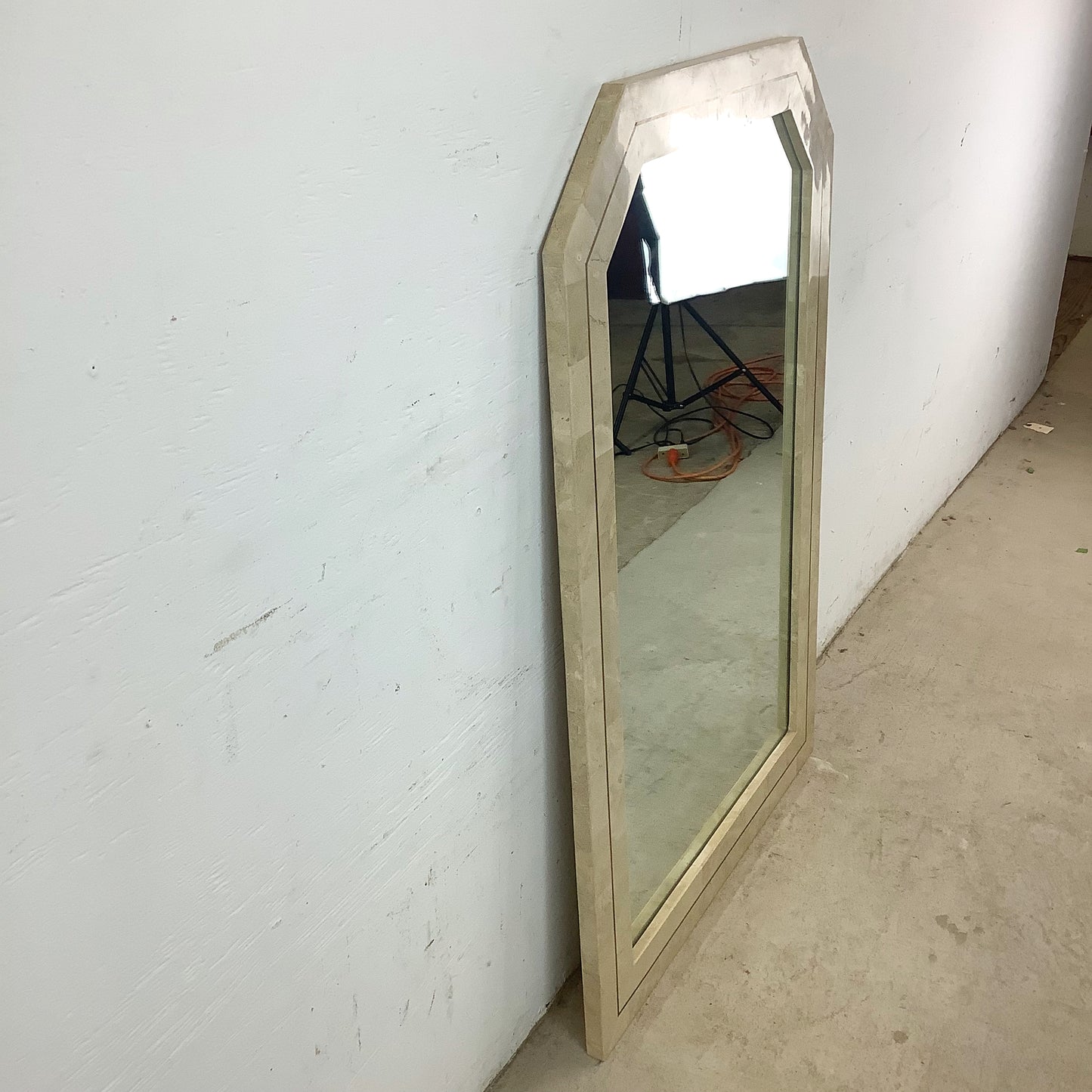 Vintage Tessellated Stone Wall Mirror