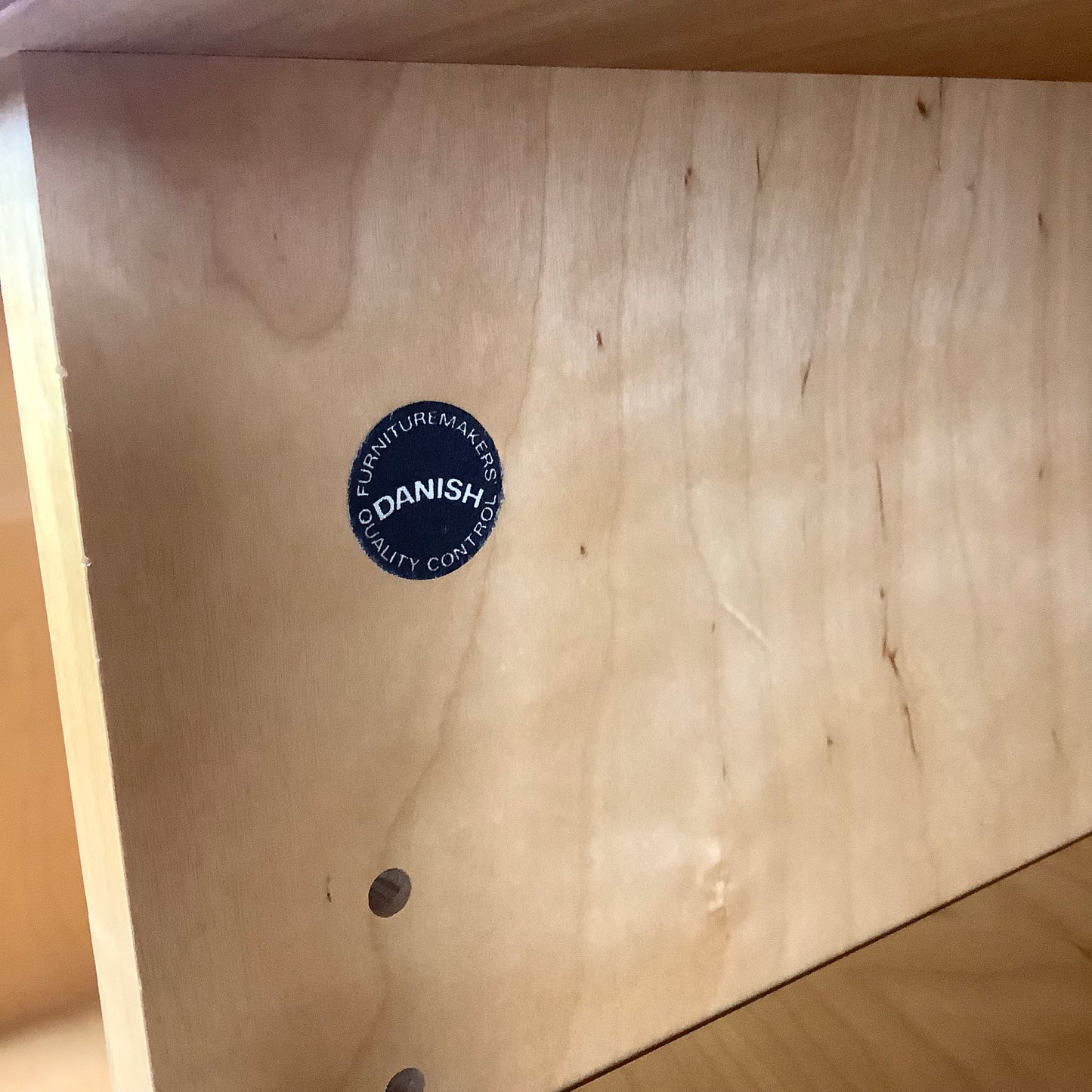 Scandinavian Modern Teak Credenza With Tambour Doors