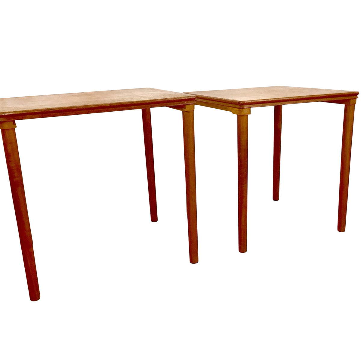 Mid-Century Modern Teak Nesting Tables – Set of Three