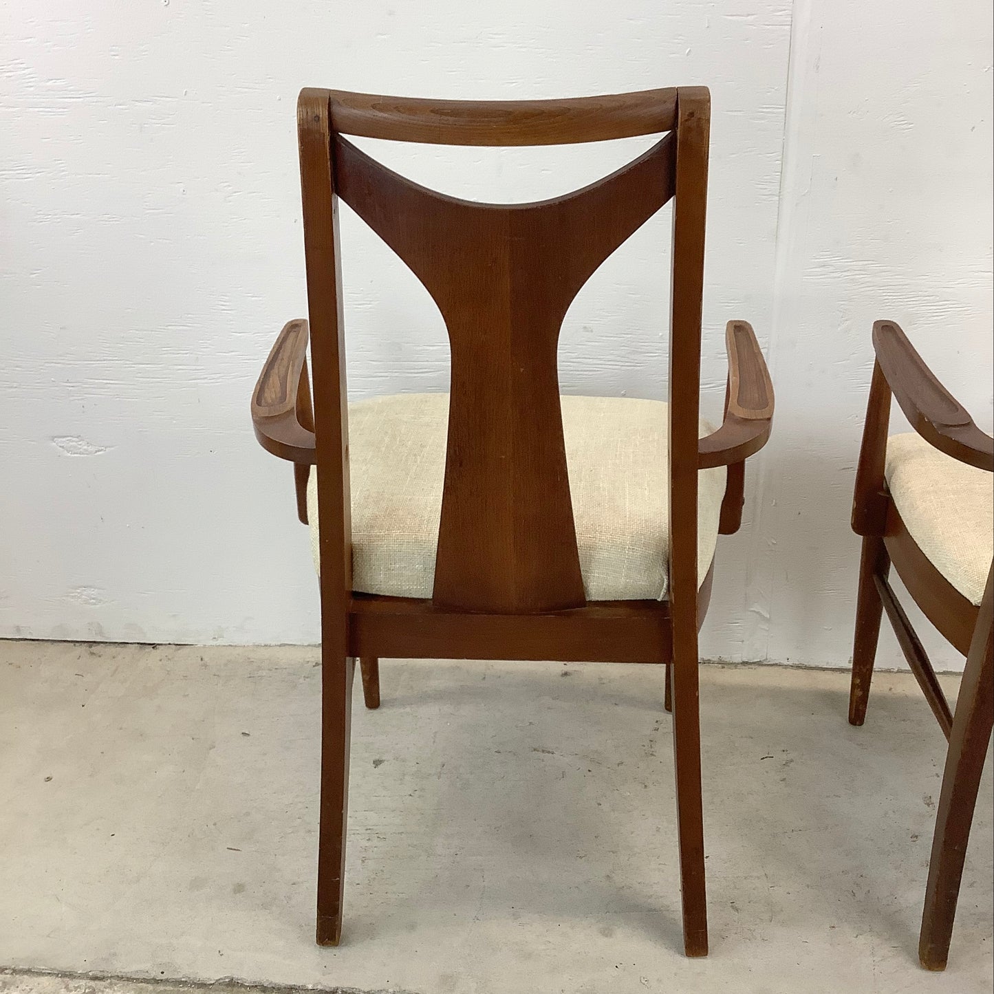 Mid-Century Walnut Dining Chairs- Six