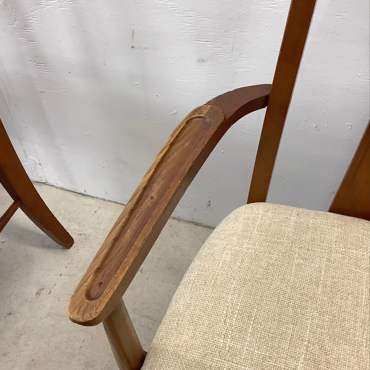 Mid-Century Walnut Dining Chairs- Six