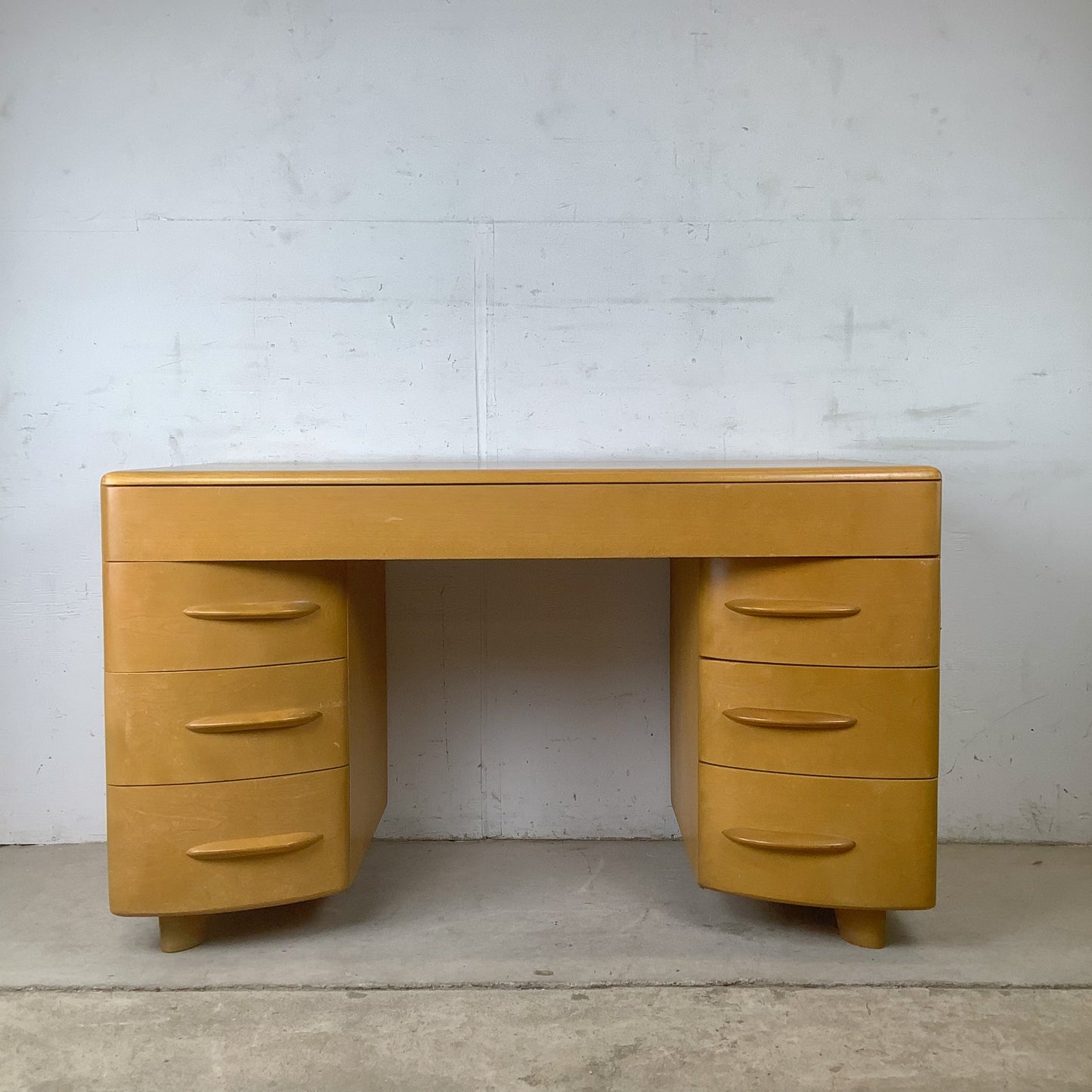 Heywood-Wakefield Wheat 6-Drawer Desk by Alexis de Sakhnoffsky
