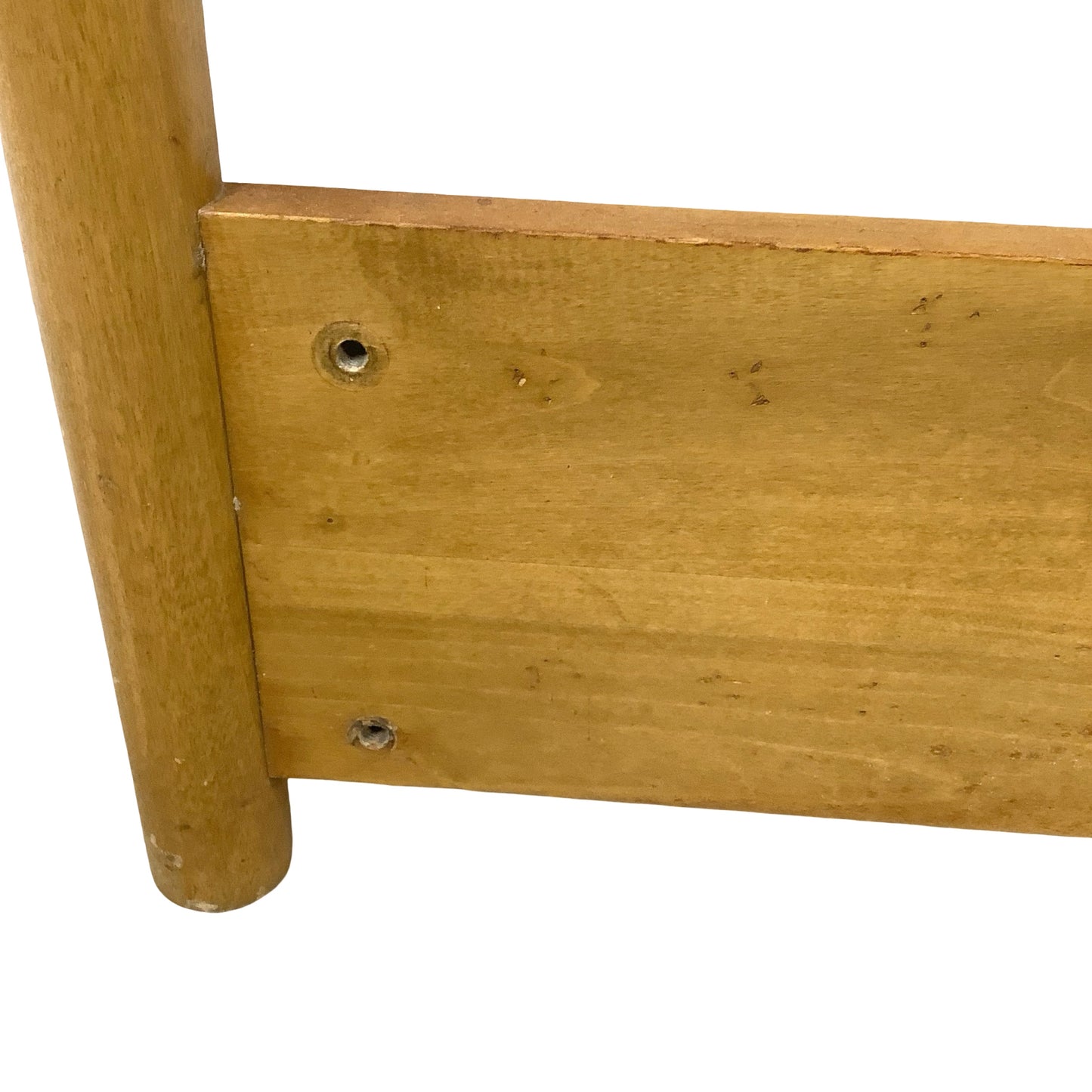 Mid-Century Modern Wood Headboard – Full/Double,  Waterfall Edge, 55"