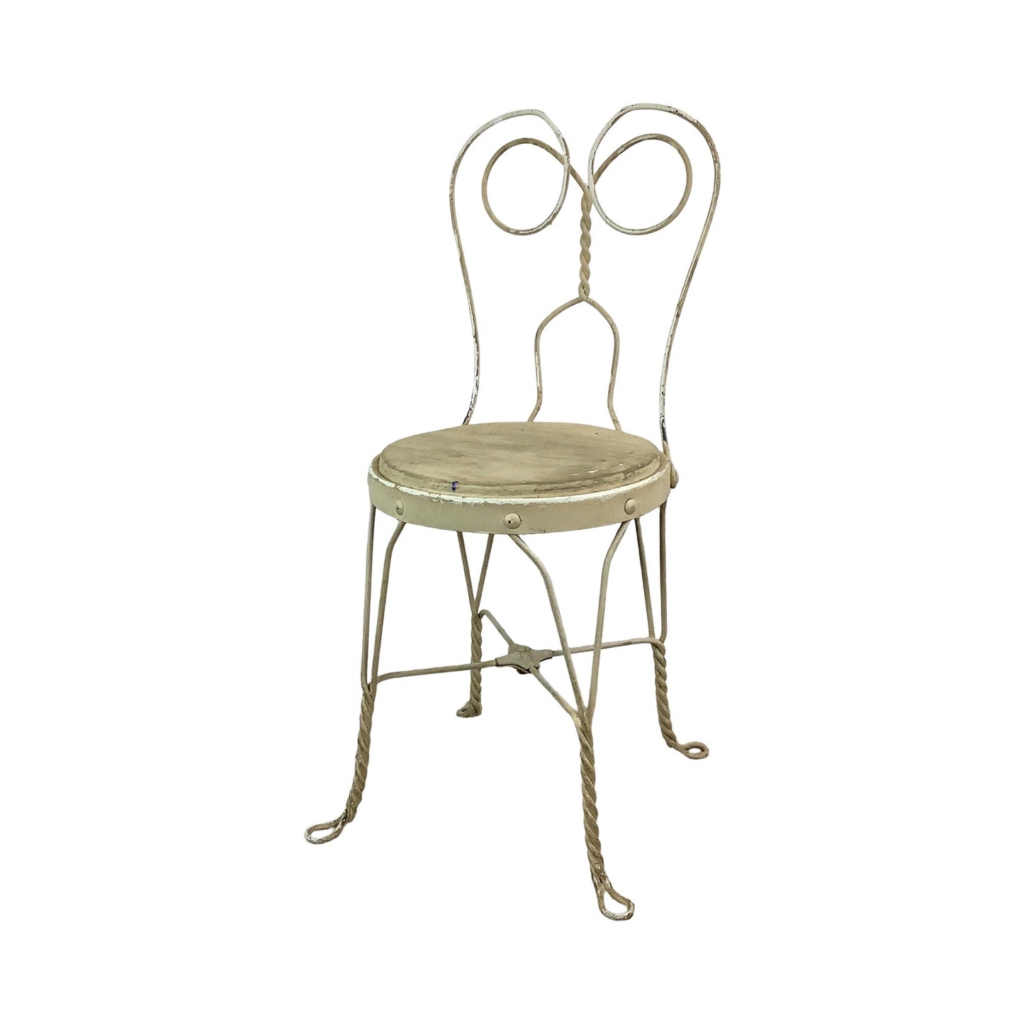 Vintage Wrought Iron Parlor Chair